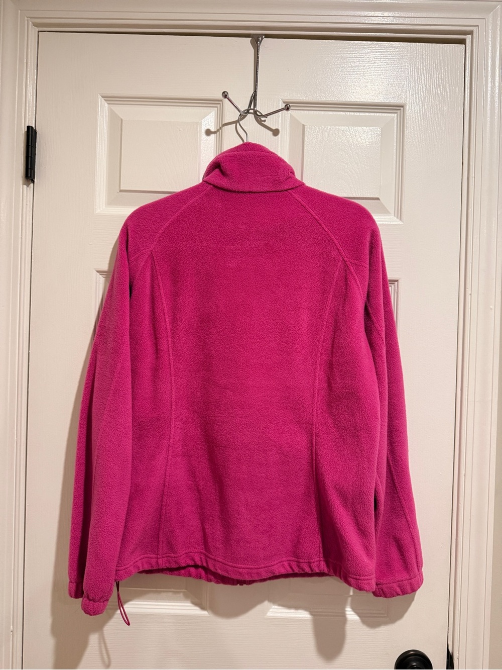 Columbia womens Bright Pink Full-Zip Fleece Jacket Large - Picture 2 of 3
